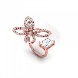 Rose Gold Butterfly 3