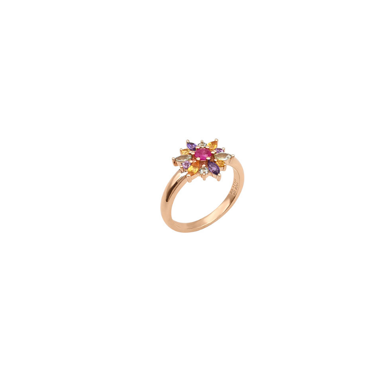 Opulenti Multi Sapphire Ring